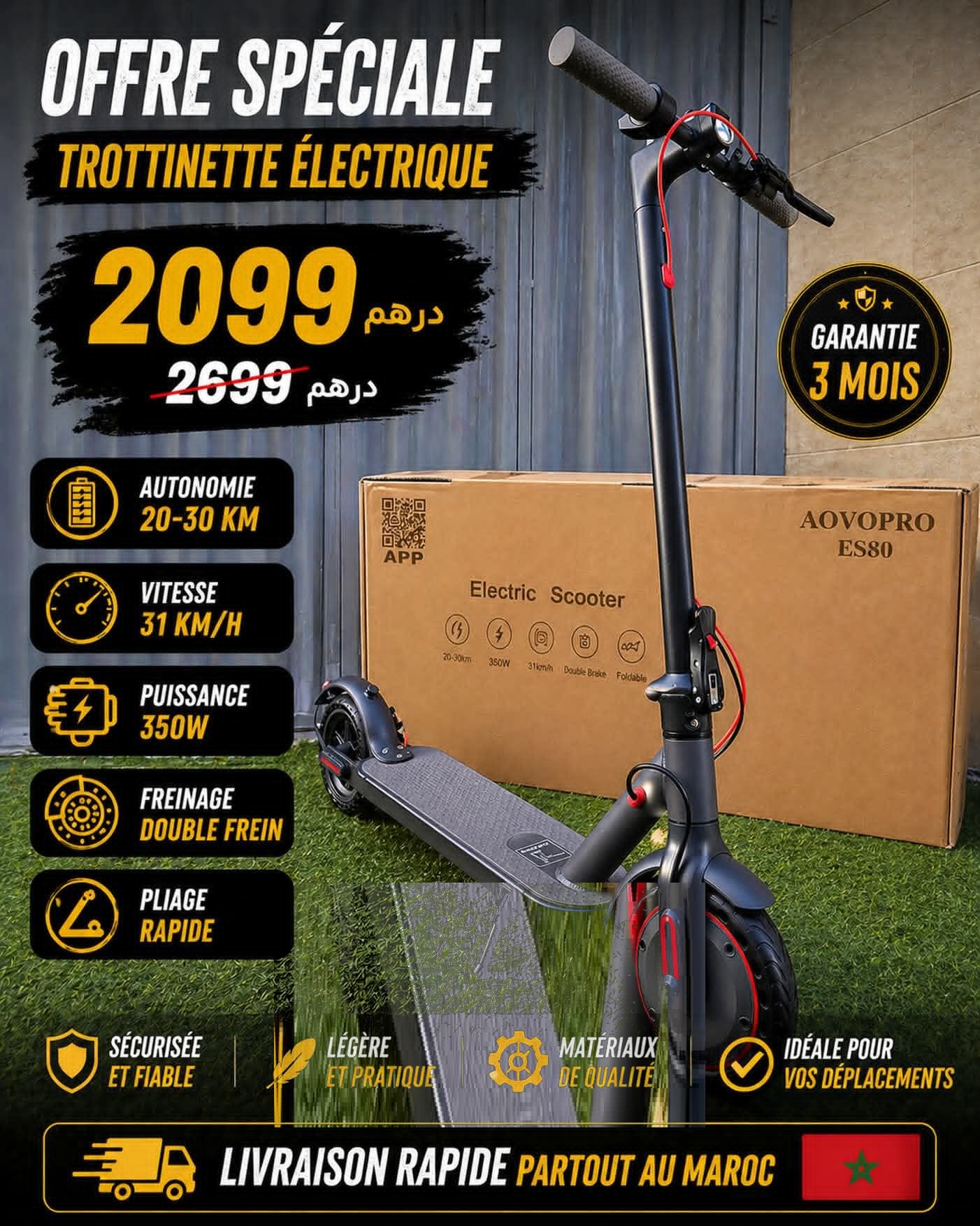Trottinette AOVOPRO ES80
